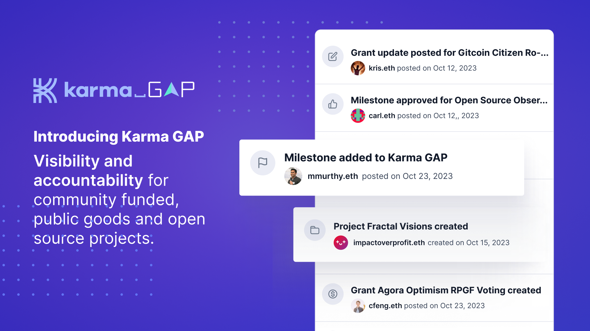 Karma GAP - Meetwithwallet